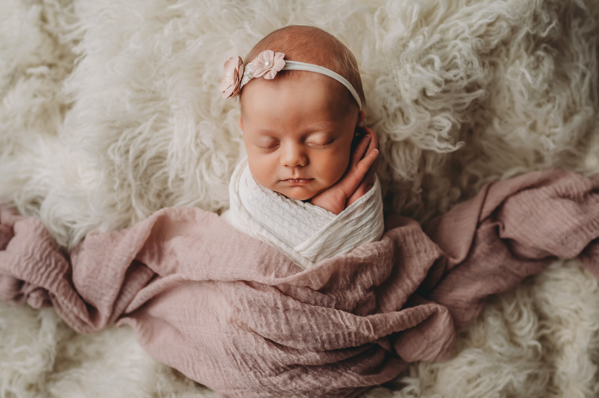 Newborn flokati fur peoria illinois photographer.jpg